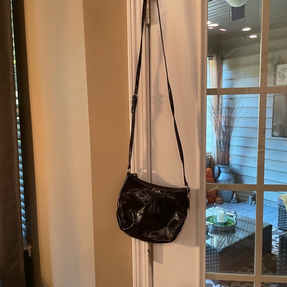 Coach small brown patent leather bag - Picture 9 of 9